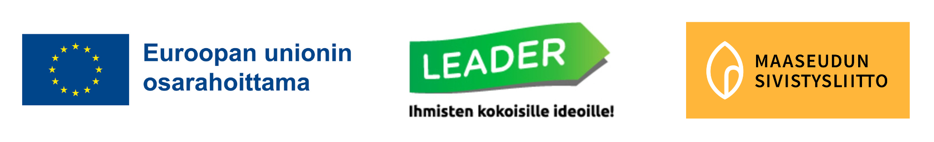 EU:n, Leaderin ja MSL:n logot